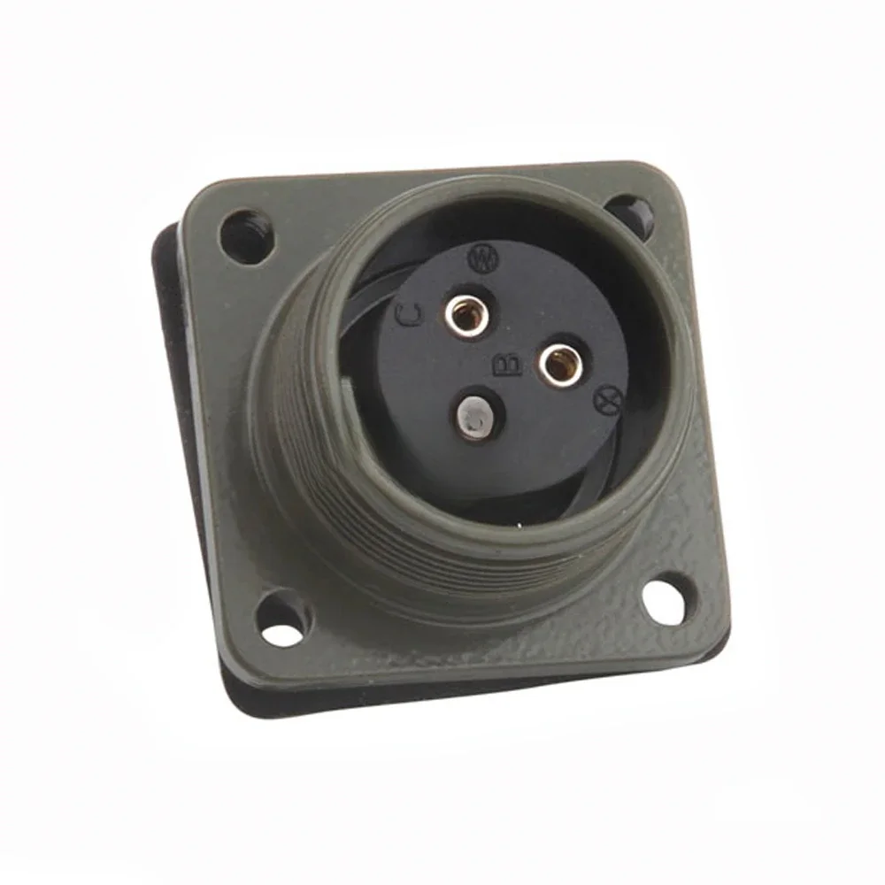 

Industrial Circular Connector MIL-DTL-5015 Series 3Pin Female Receptacle MS3102A16-10S