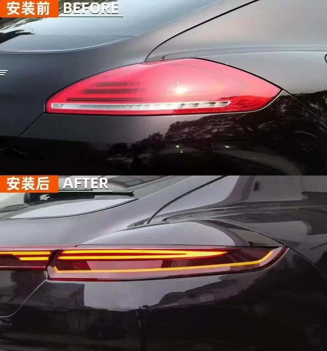 

2023 LED Tail Lights for Porsche Panamera 970 970.2 Auto Car Taillight Upgrade with New Style Red Smoked Rear Lamp！！