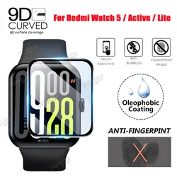 Full Coverage Protective Film For Redmi Watch 5 Screen Protector AntiScratch Film For Xiaomi Redmi Watch 5 Active/Lite Not Glass