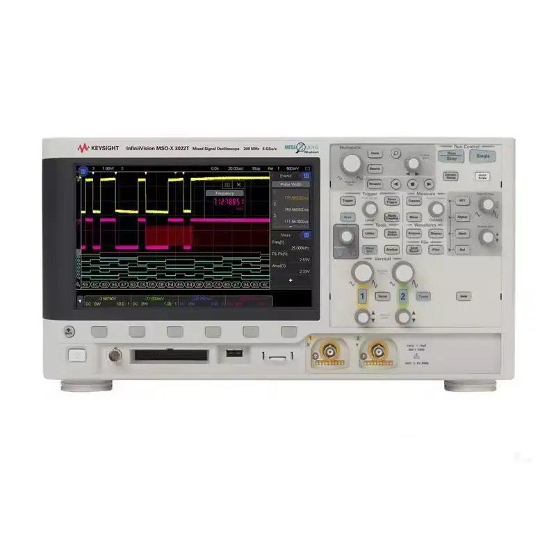 Keysight Bandwidth 200 MHz 2 analog channels 16 digital channels MSOX3022T mixed signal oscilloscope