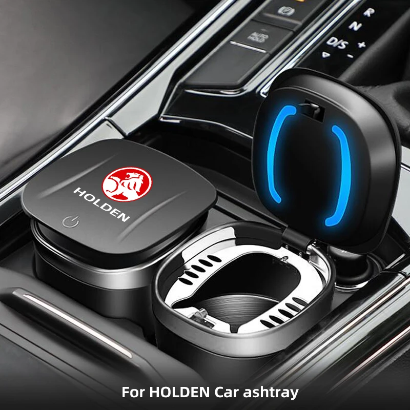 Автомобильная пепельница для Holden, эмблема команды Колорадо, Captiva Hsv, многофункциональная, открывающаяся с одной кнопкой, со стандартным автоматическим доступом