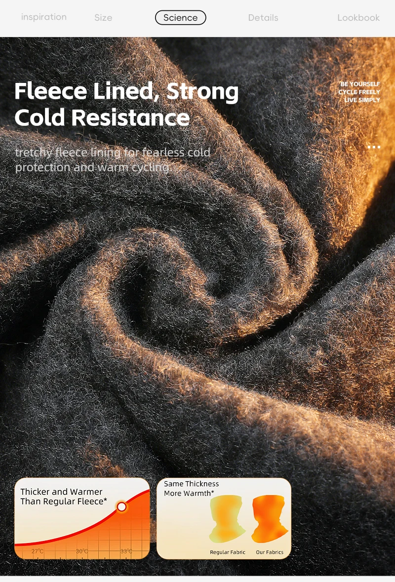 WEST BIKING Thermo-Balaclava Winddichte Gesichtsmaske mit Netzbelüftung Ski Motorrad Fleece Nackenwärmer Helmkompatibel – Detail 5