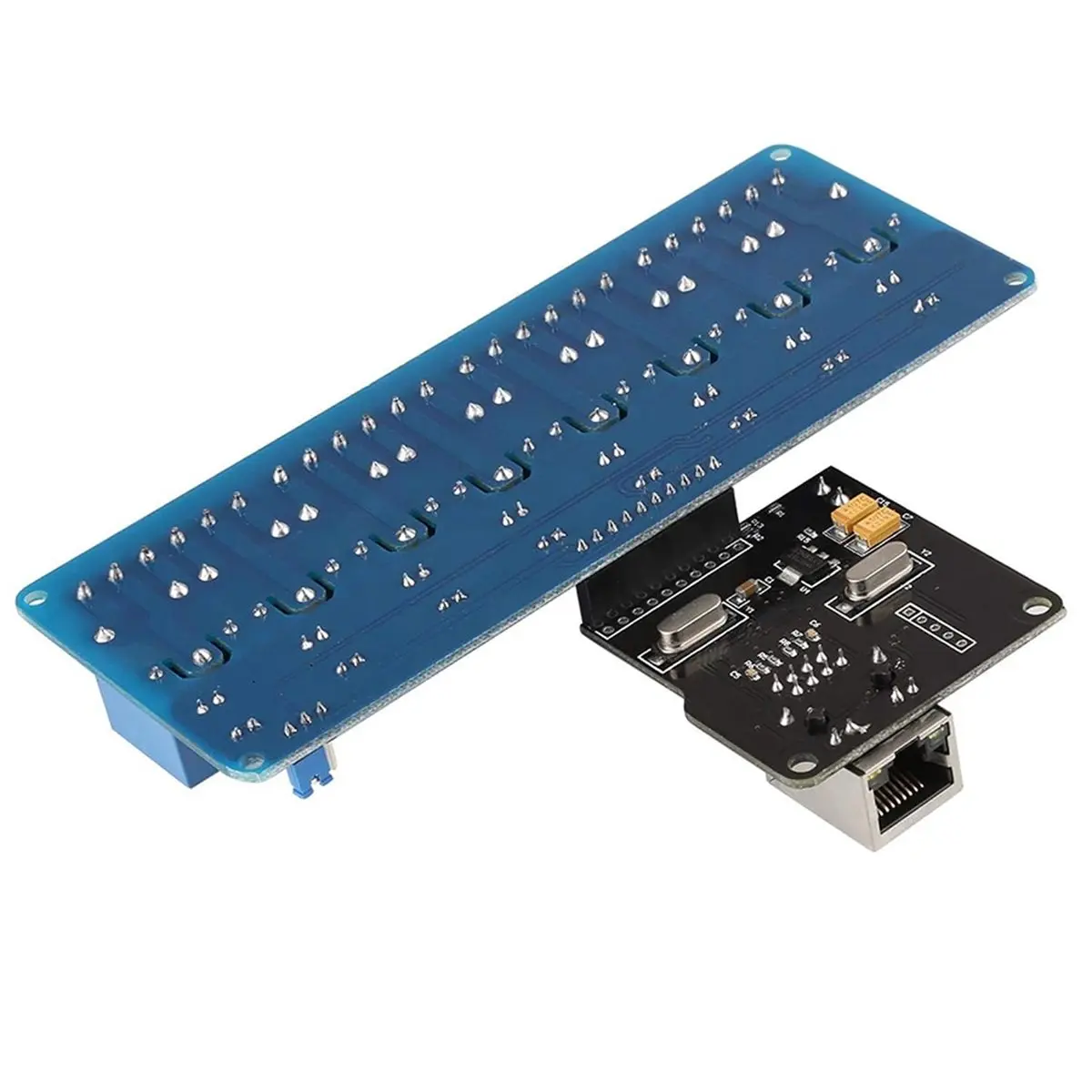 Ethernet Control Module LAN WAN Network Web Server RJ45 Port and 8 Channel Relay Controller Board