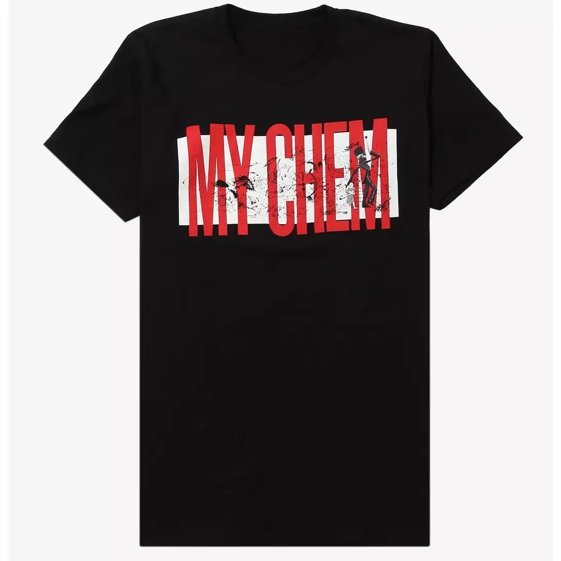 My Chemical Romance Killjoys Band T-Shirt Baumwolle Grafik-T-Shirt Herren Damen Sommer Streetwear – Detail 4