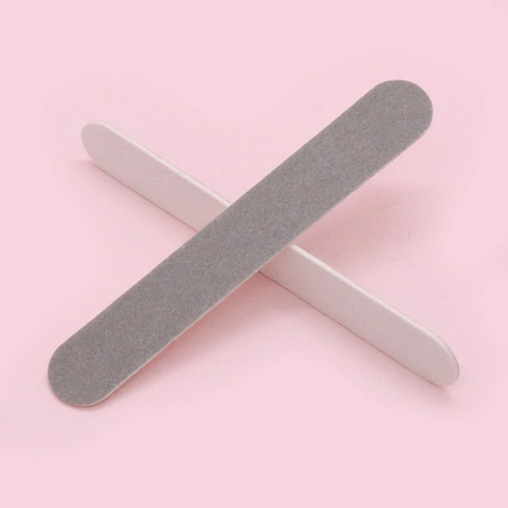 200Pcs Professional Nail Files 100/180 Grit Double‑Side Manicure Supplies Pedicure File Nail Art Sanding Tool For Home Salon Use