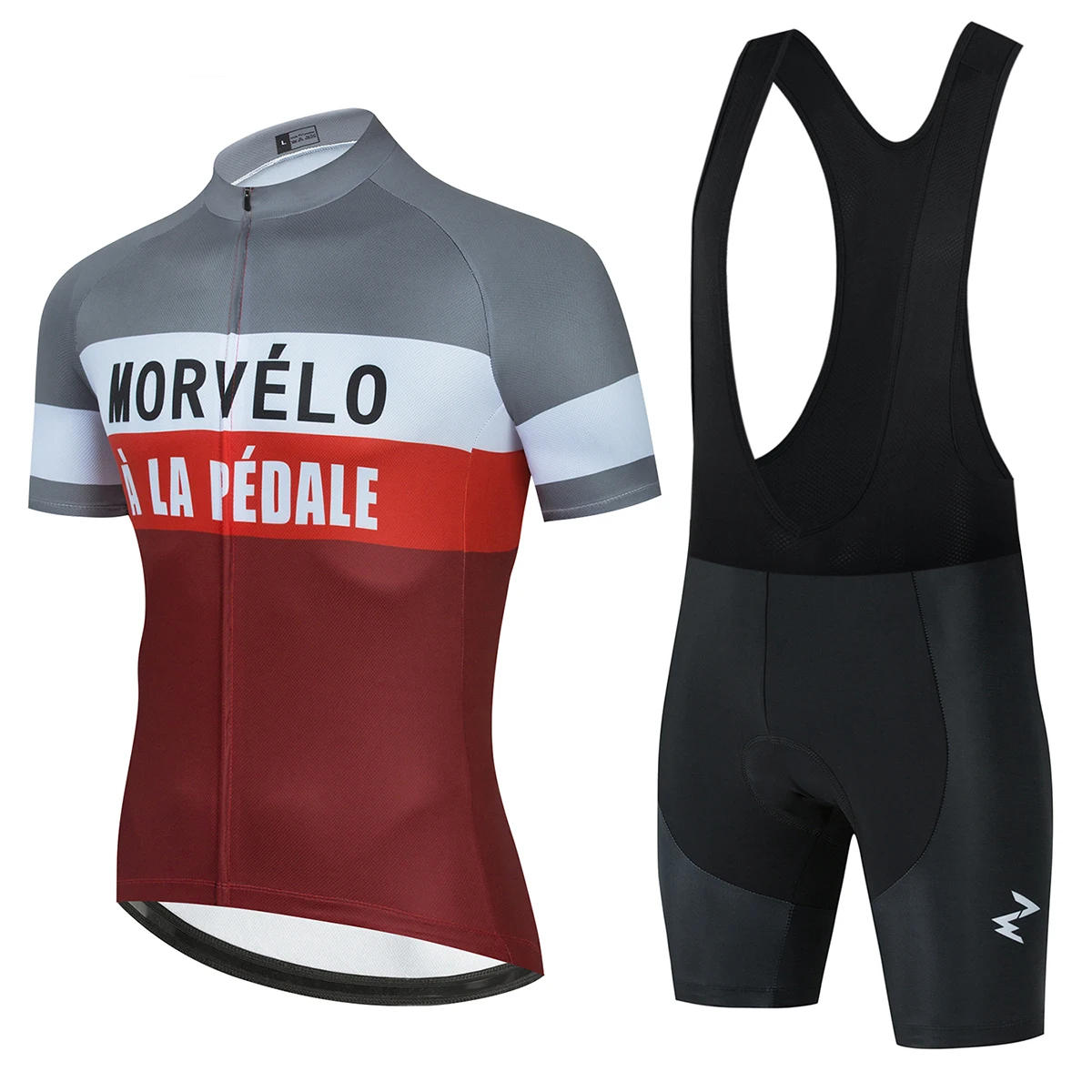 Cycling Jersey Suit 2024 MORVELO Men Summer Short Sleeve Set Breathable Racing Sport MTB Bicycle Clothes Outdoor Bike Uniform