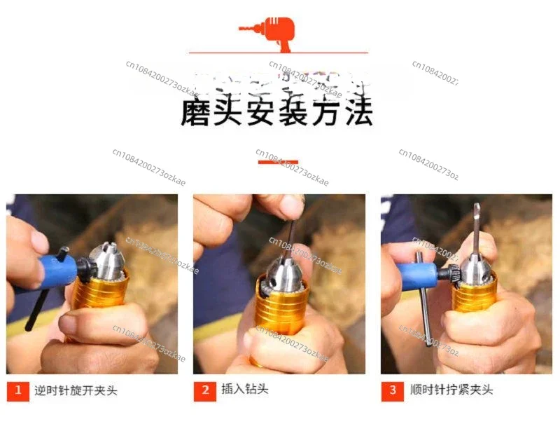 Imported High-power Hanging Grinder Hanging Drill Jade Engraving Die Flexible Shaft Lettering Pen Electric Grinding