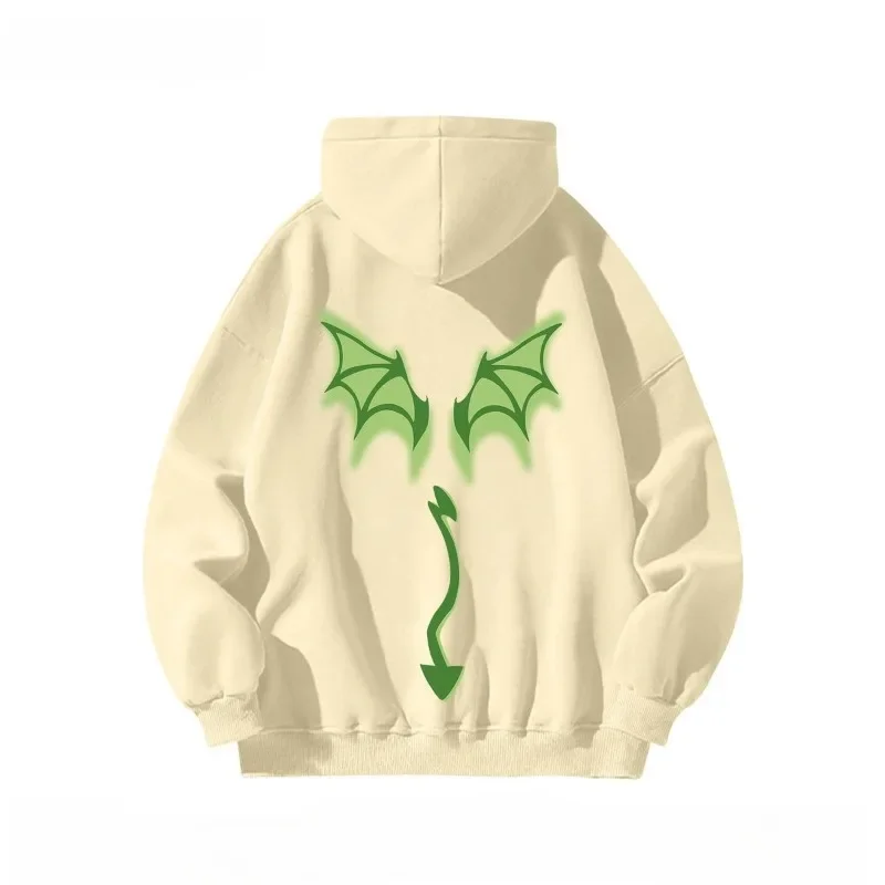 

Cotton Punk Sweatshirts for Men Loose With Pockets Sweat Shirt Streetwear Y2k Clothes Vintage Novelty And Cheap 90s Man Hoodies