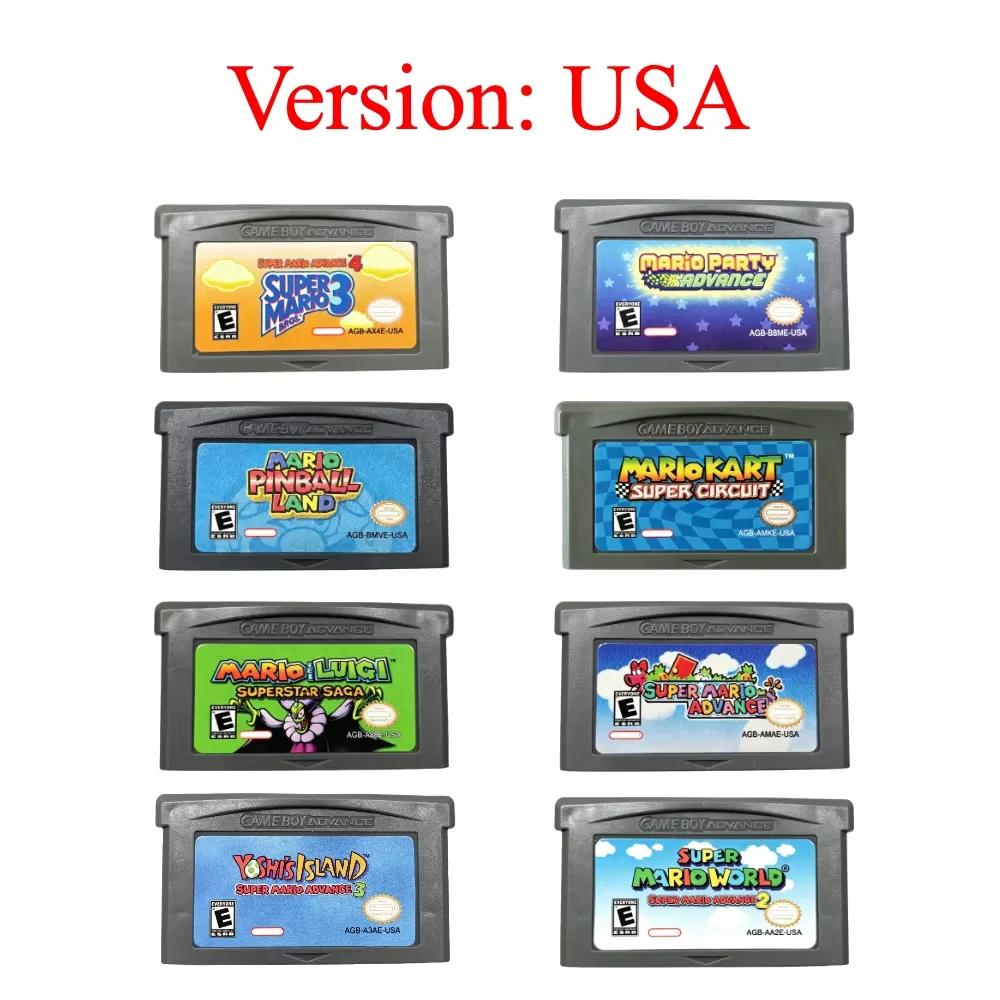 GBA Yoshi Adası, Wario Land, W - Party Games Usa incelemesi ve fiyatı