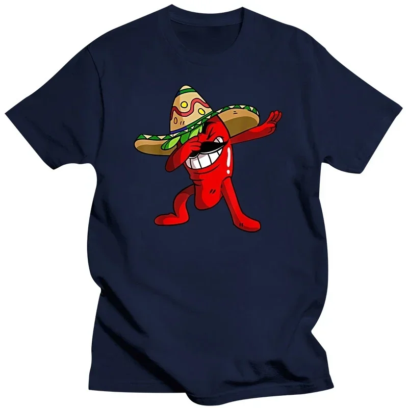 Tops Shirt Newest Geek Cotton Men T Shirt Classic Dabbing Chili Pepper Shirt,Chili Today Hot Tamale T-shirt  men clothing