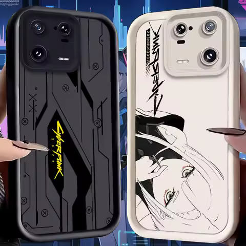 C-Cyberpunks Case for Xiaomi Mi 15 14 14T 13 13T 12 11 11T Lite POCO X7 X6 5G X5 X3 NFC F6 F5 M7 M6 Pro 4G Silicone Cover Funda