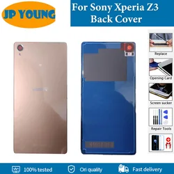 Original Battery Housing Glass Cover For Sony Xperia Z3 Back Cover D6603 D6653 D6616 D6643 SO-01G SOL26 D6646 Back Door Repalce