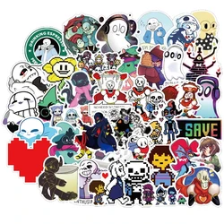 Undertale Waterproof Game Stickers para crianças, decalques de brinquedos clássicos, diversão, bricolage, viagem, bagagem, guitarra, laptop, 10 pcs, 30 pcs, 50pcs