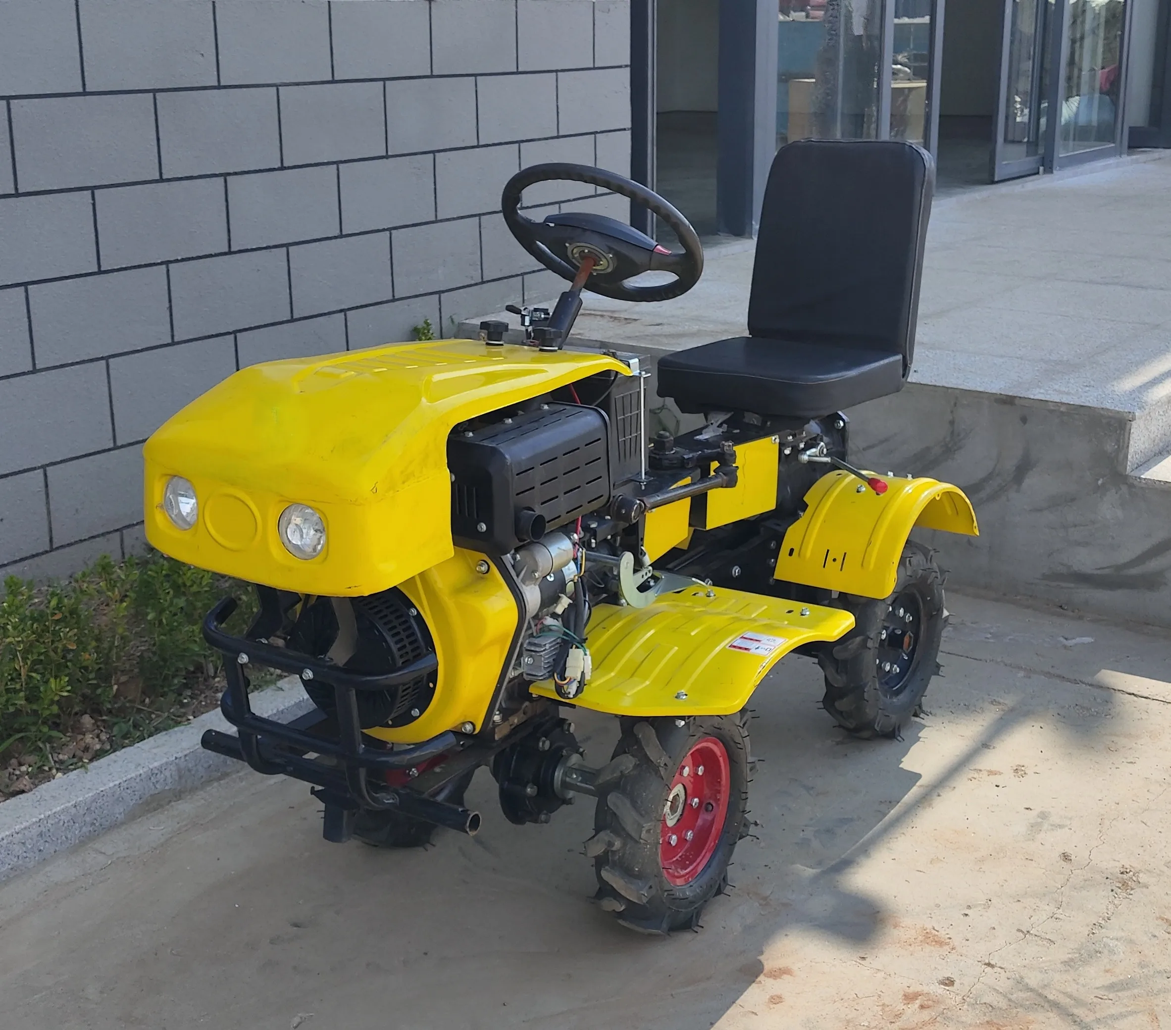 -For Mini Farm Tractor with Dual Independent Gearbox and 5 Speed Control for Precision Rotary Tilling and Ditching*