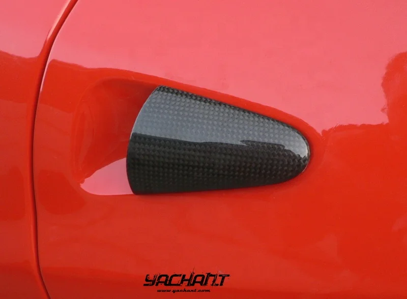 Spot Special Promotion Dry Carbon Fiber 2010 to 2014 F458 Italia Coupe Spider F12 Door Handle Cover For F458 Italia