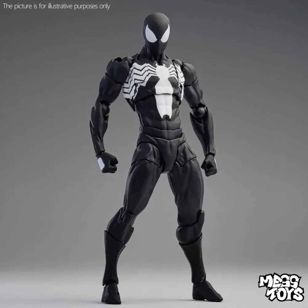 In Stock Ct Toys 1/12 Symbiote Vemon Action Figure Mafex 147 Spider Man PVC Statue Figurine Figura Collectible Model Toys Gift