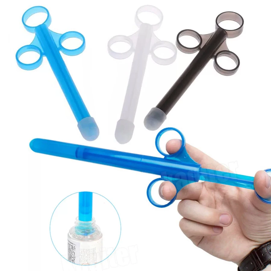 Enema Inject Oil Lubricant Applicator Lube Launcher Syringe Injector Vaginal Anal Vagina Clean Tools Feminine Hygiene Product