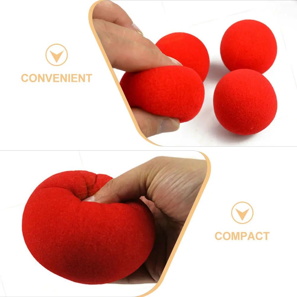 

12 Pcs Kids Toys Sponge Ball Funny Party Trick Children's Cosplay Accessory Red Festival Balls Gimmick Tricks Prop