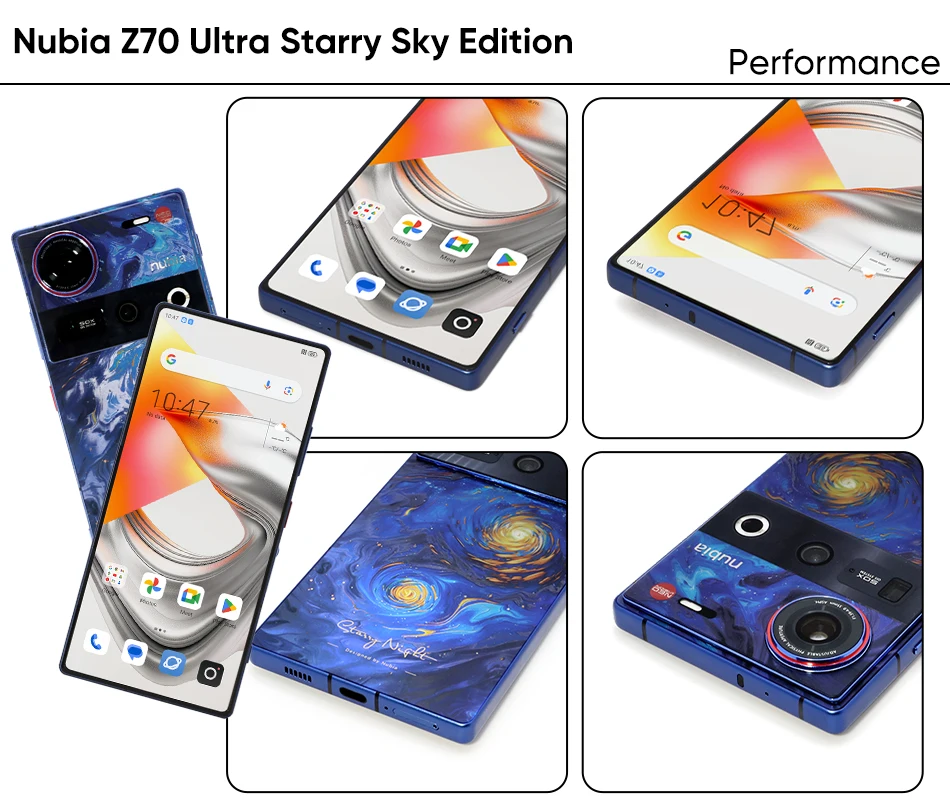 nubia Z70 Ultra 5G Global Smartphone Version Snapdragon 8 Elite '144Hz OLED Display mAh Akku 64MP Kamera Android 15 – Detail 7