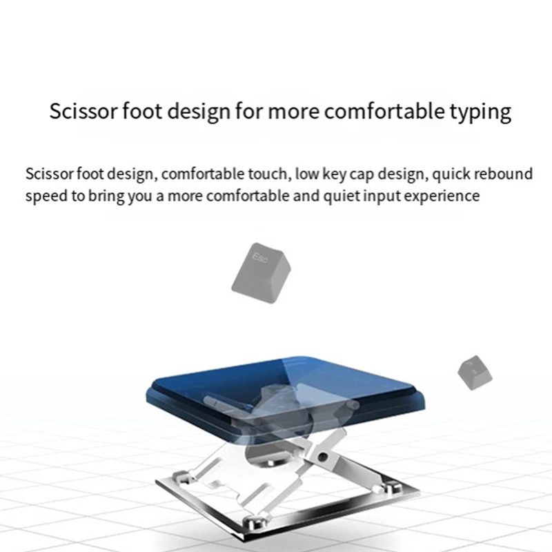 22Keys Numeric Keyboard 2.4G Wireless Mini Portable Ergonomic Digital Numpad With USB Receiver  For Office Laptop