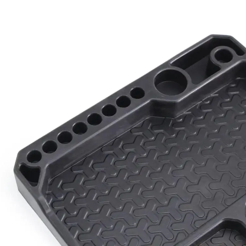 A2BE Heat Resistant Plastic Organizers Tray Feature Integrated Plate and Multiple Dividers for Neat Parts Storage