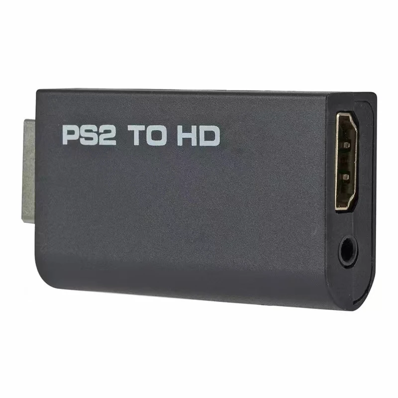 HDMI zu Ps2 kompatibler Konverter-Adapter Audio und Video mit 3,5-mm-Audiokabel unterstützt PC alle Ps2 480i 480p 576i Anzeigemodi