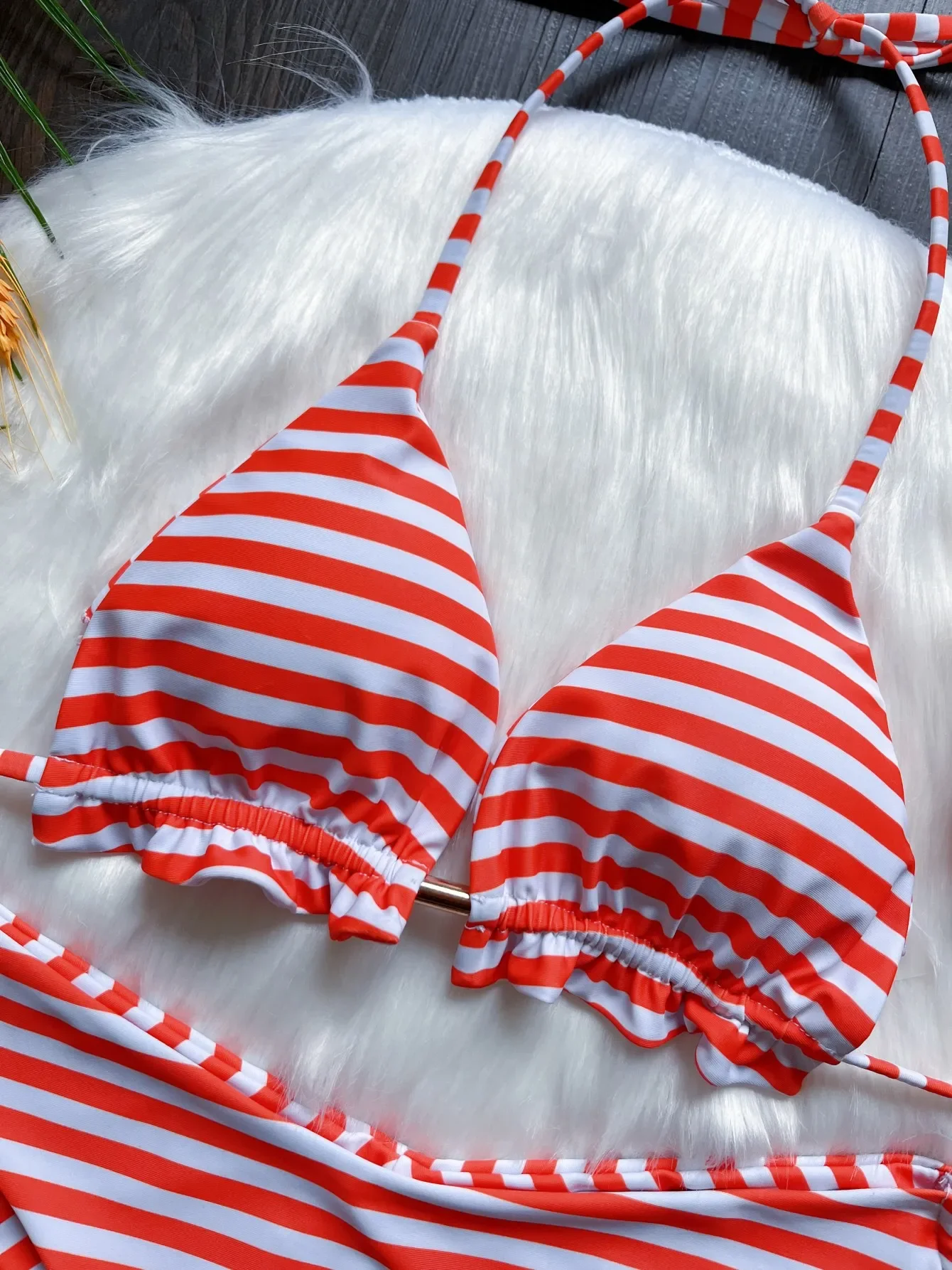 RUOTONSEPT 2024 جديد مثير طباعة ضمادة مجموعة البكيني ملابس السباحة النسائية قطعتين مثلث ملابس السباحة ثوب السباحة البرازيلي Biquinis