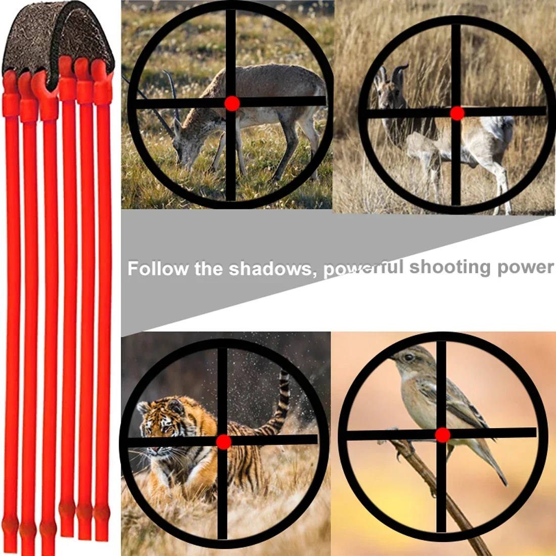 Bola elástica para tirachinas de caza - potencia y durabilidad - imagen 4