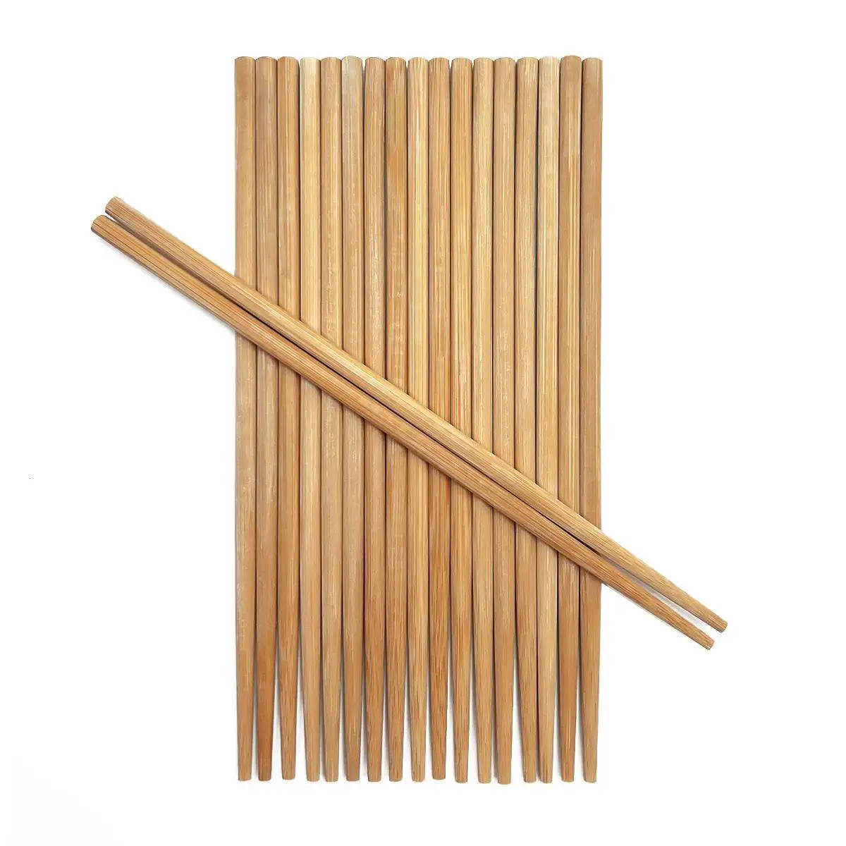 Disposable Charcoal Grilled Bamboo Chopsticks Commercial Restaurant Food Grade Long Thickened Individually Packaged for Hot Pot