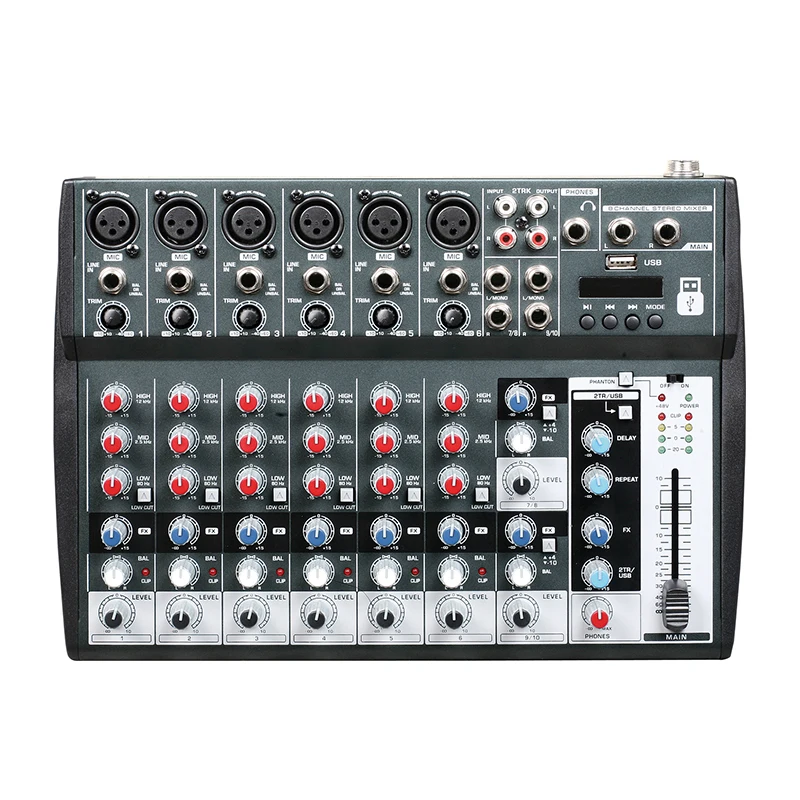 Digital Mixer Console Professional Audio Sound Dsp Audio Mixer Console with Low Price Active Sound Audio Console Mixer