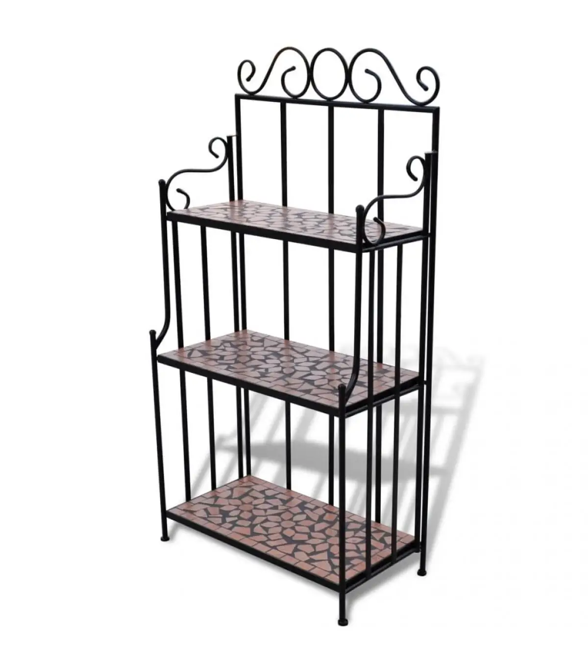 Potting stands plant display stand Color terracotta mosaic pattern