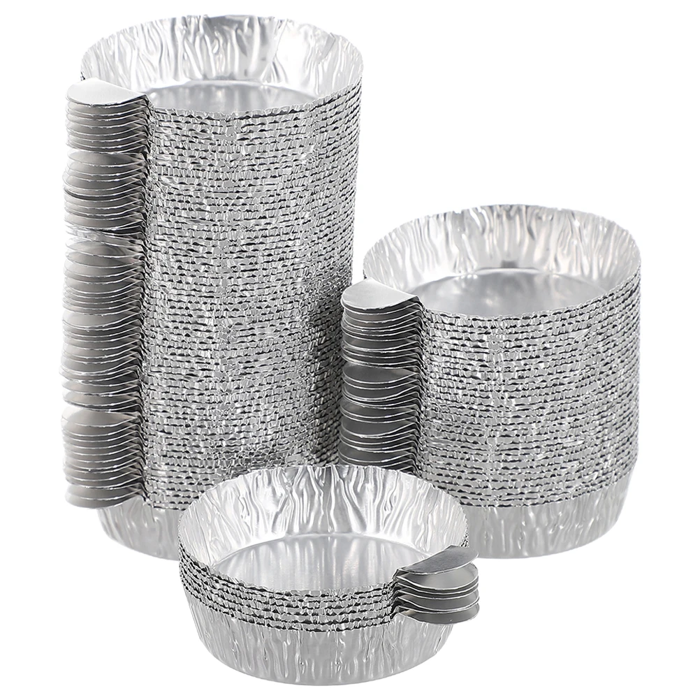 

50 Pcs Weighing Dish Aluminum Foil Dishes Lab Trays Liquid Sample Boats Powder Container Pans Material