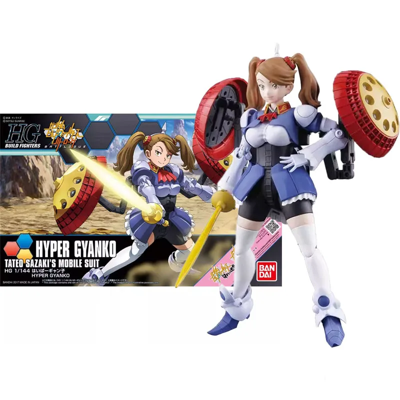 

Bandai оригинальный HGBF 1/144 аниме HYPER GYANKO сборная модель комплект экшн-фигурки игрушки для детей Коллекционный подарок
