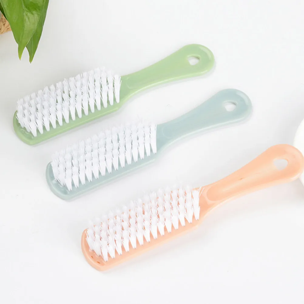 

Набор из 3 многофункциональных щеток для чистки обуви: премиум-класс, пластиковая ручка, гибкая тонкая щетина, для дома, офиса, ванной, путешествий