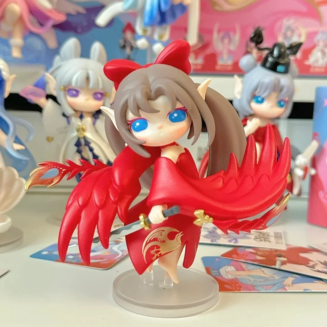 سلسلة Su Rui الأسطورية وزهر الخوخ سلسلة تسعة أرواح من صندوق أعمى شخصيات الحركة لعبة مجسمة قابلة للجمع دمية عصرية #3