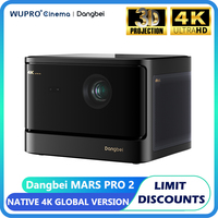 Dangbei Mars Pro 2 Projector Native 4K 2450ISO Lumen Global Version HDR10+DLP 3840*2160dpi Google TV For Home 3D Netflix Theater