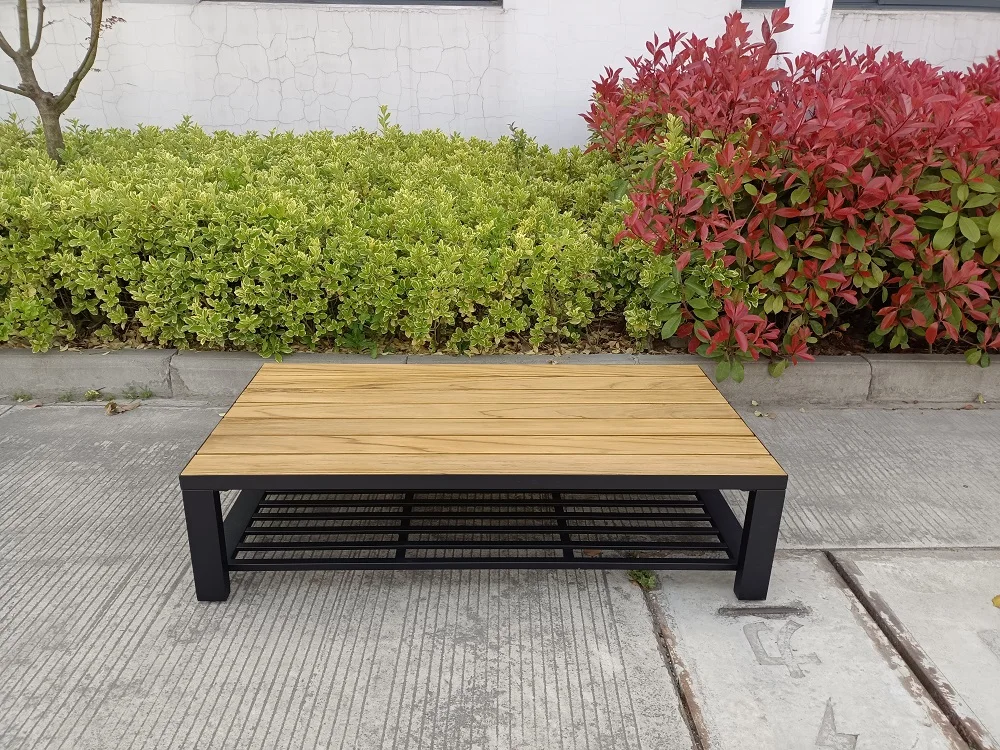 حار بيع المنتج الأثاث في الهواء الطلق أريكة التصميم الحديث حديقة الأثاث طاولة خارجية ومجموعة كرسي #3