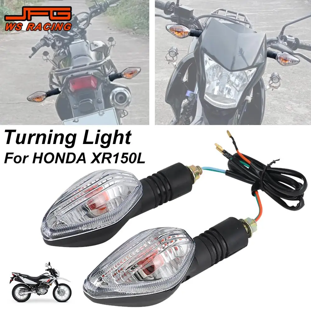 

Turn Signal Lights Motorcycle Front Rear Turn Signal Light Lamp Flashing Light Blinker for HONDA XR150L XR 150L Dirt Pit Bike