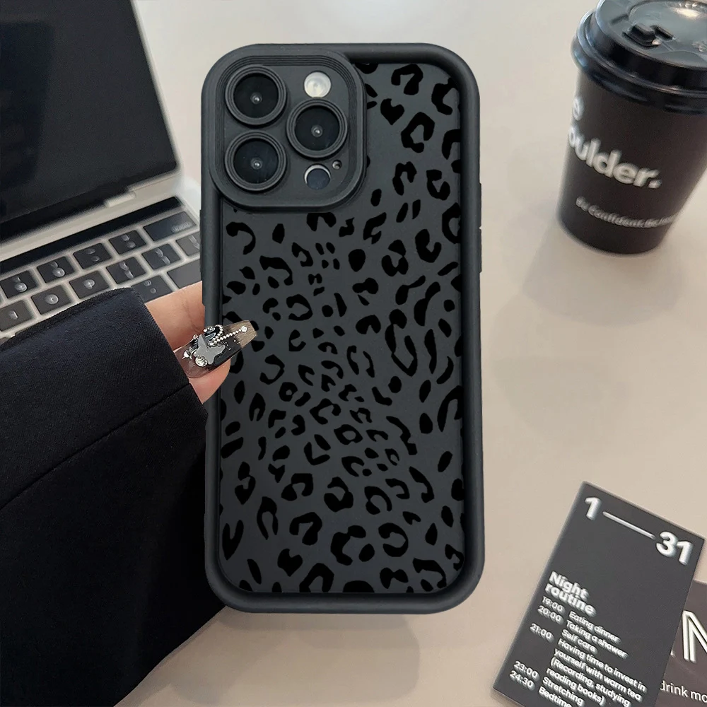 Case For Xiaomi Poco F6 F5 X6 X5 X3 M6 Pro New Stylish Leopard Print Phone Cover For Xiaomi Mi 13 12 11 Lite 5G 14 13T 12T Cases