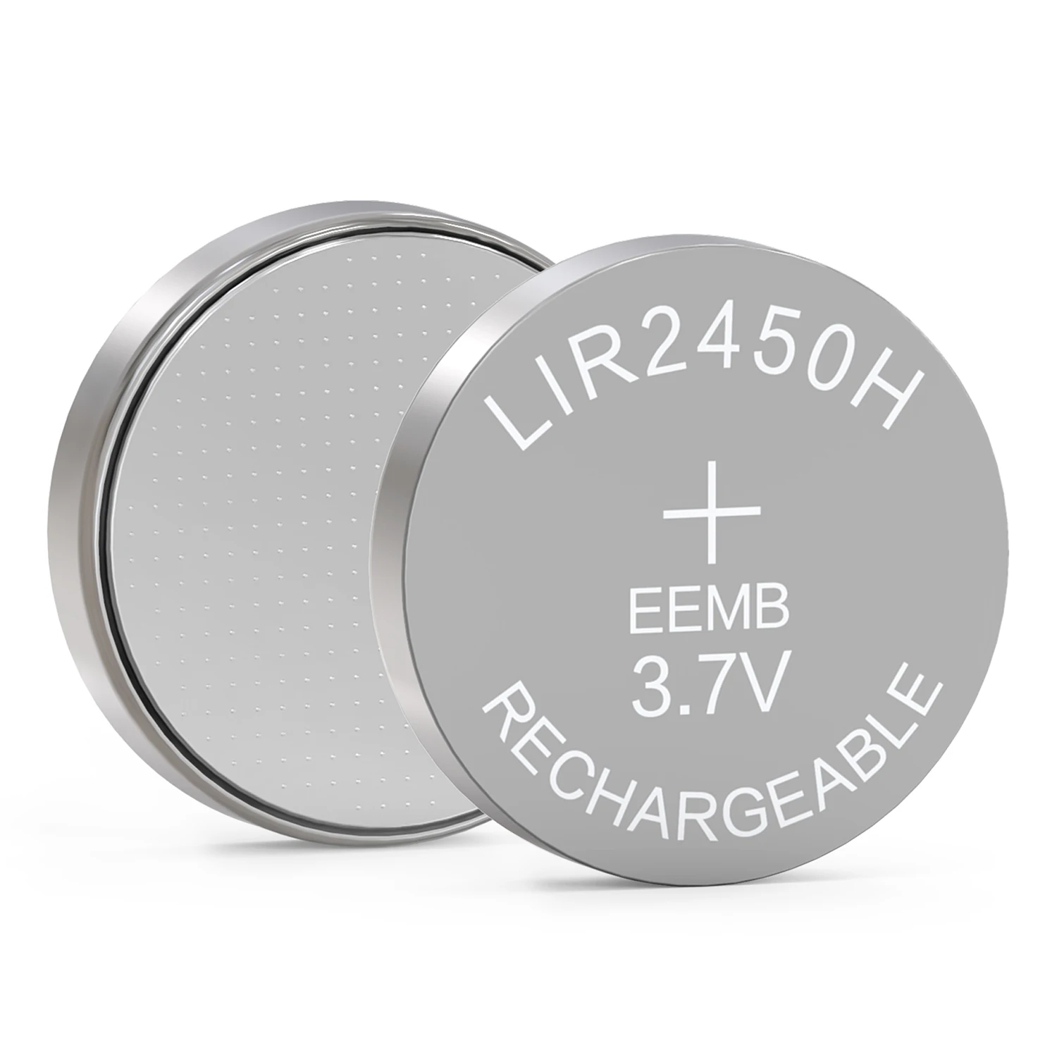 EEMB 4PCS LIR2450H high-capacity 200mAh lithium battery With charger  2450 3.7V rechargeable lithium-ion button battery