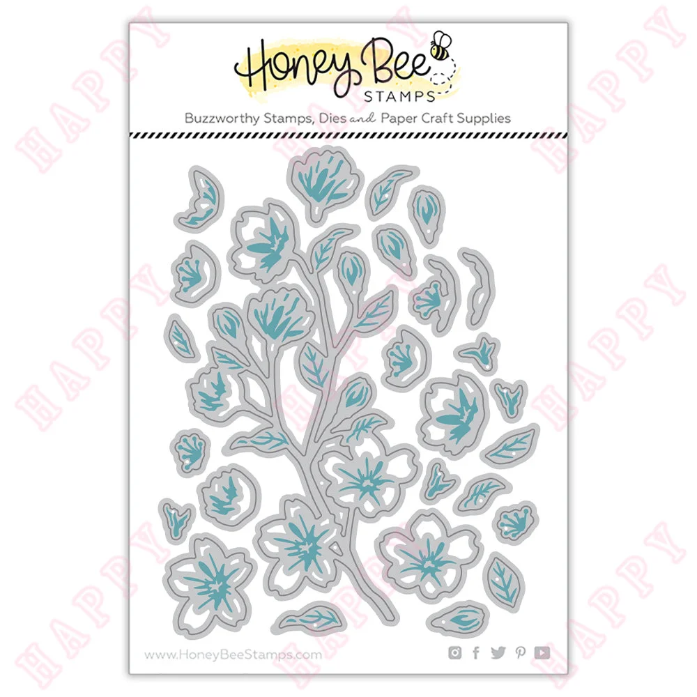 

Spring Metal Cutting Dies Cherry Blossom DIY Scrapbook Envelope Greet Card Decorative Embossing Handcraft Paper Craft Template