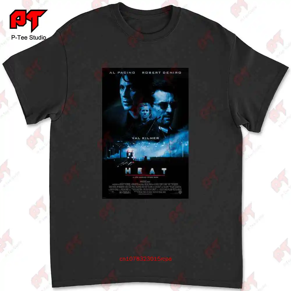 Cult Movie Heat Al Pacino Robert De Niro Movie T-shirt 5T6E