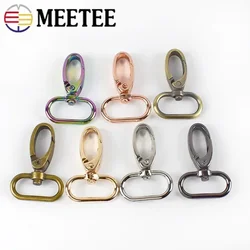 20Pcs Meetee 16/20/26/32/38mm Metal Buckles Swivel Lobster Clasp Dog Collar Strap Buckle Carabiner Snap Hook DIY Bags Accessory