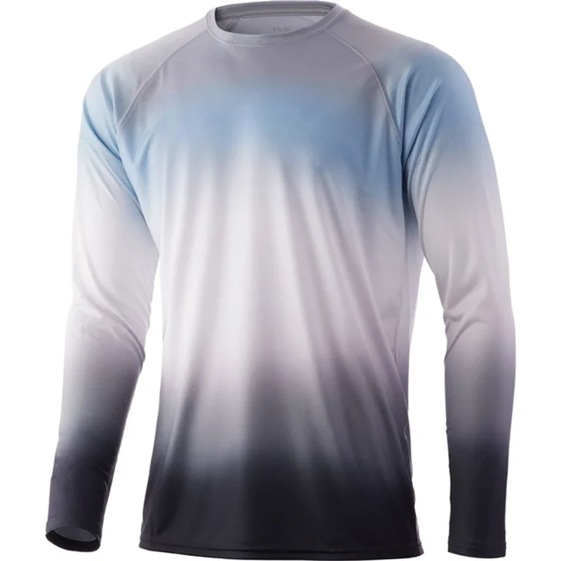 

Fishing Shirts Long Sleeve Uv Protection Man Outdoor Summer Camouflage Moisture Wicking Jersey Fishing Apparel