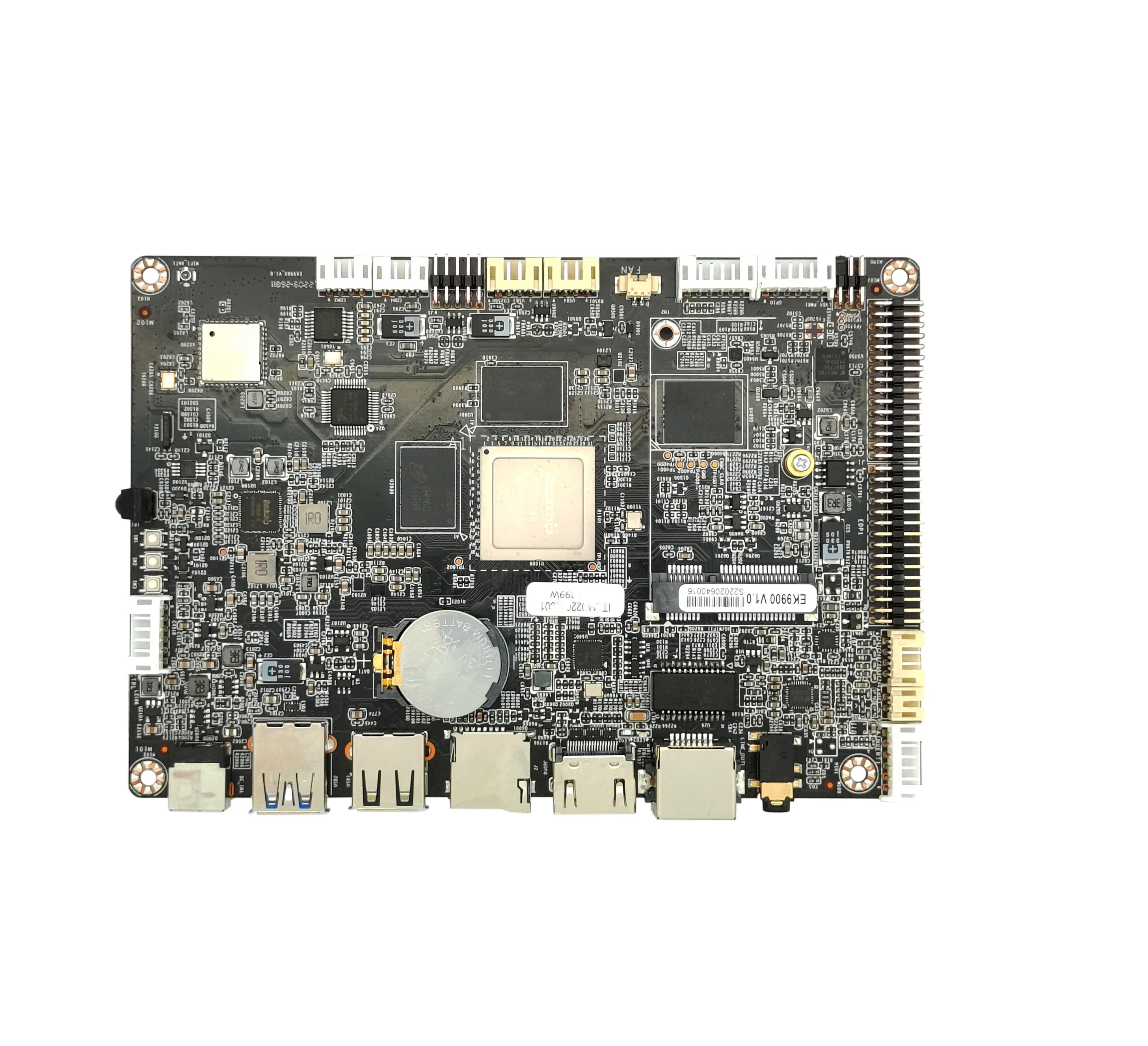 Elsky Ek9900 Rockchip Rk3399 Quad Cortex-Android Tv Moederbord 4K 1lan Hoge Kwaliteit Lvds Mini Itx Moederbord