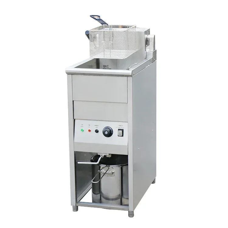 Commercial Electric Fryer Frying Machine Deep Fryer Tanks Industry Electric Deep Fryer With Oil Filter Machine
