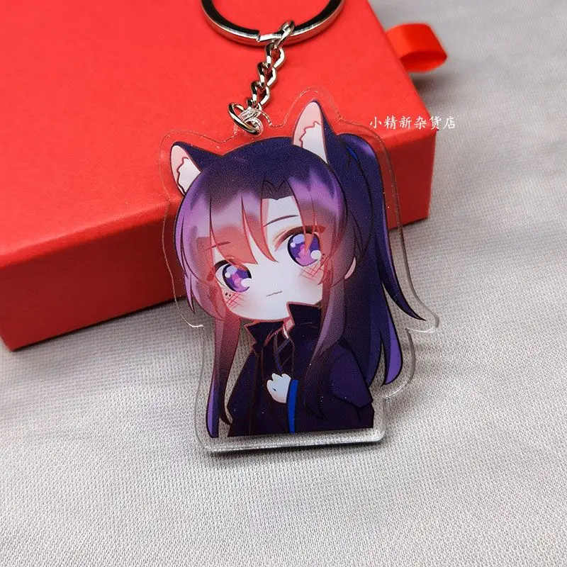 Erha i jego biały kot mistrz prezent figurki do zabawy akrylowy stojak Anime Action Ornament postać akcesoria Tian Guan Ci Fu biżuteria