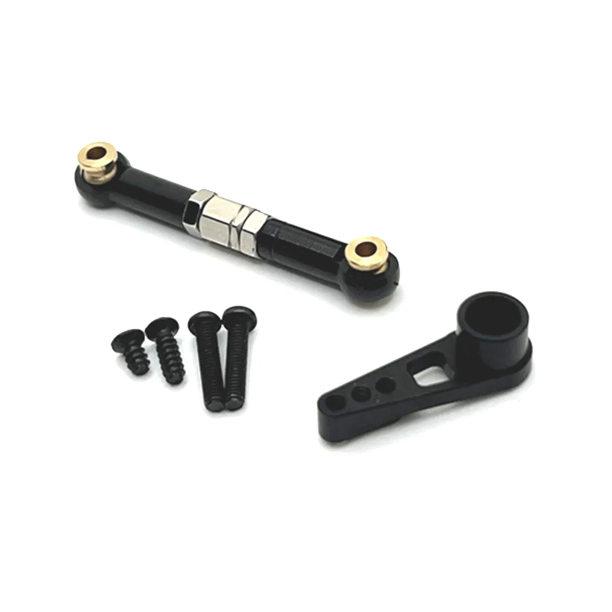 W0T-juFor SCY 16101 JJRC C8805 ensemble de direction en métal bras Servo bielle 1/16 RC pièces de mise à niveau de voiture accessoires