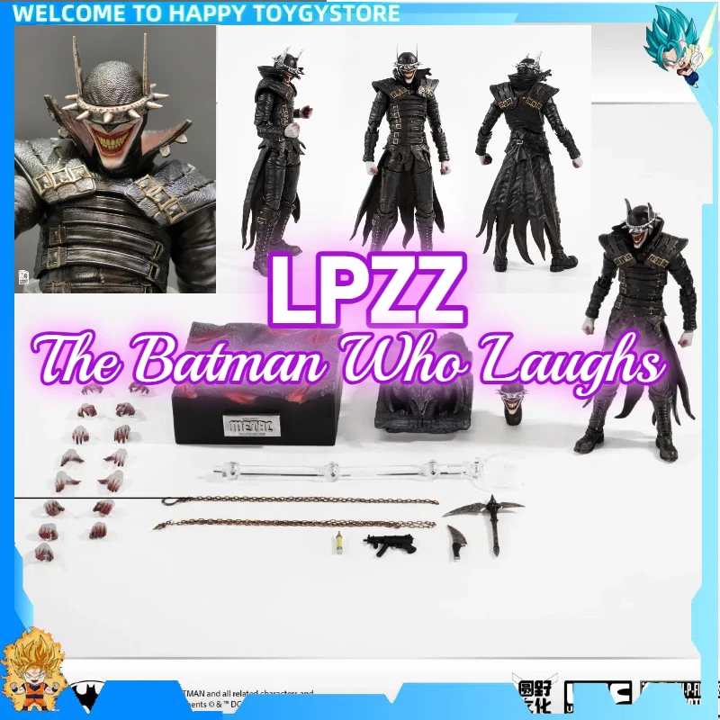 Nuevo Lpzz 1/12 Dc The Batman Who Laughs Dark Nights: figura de acción de Batman de Metal, modelo de colección, juguetes de regalo