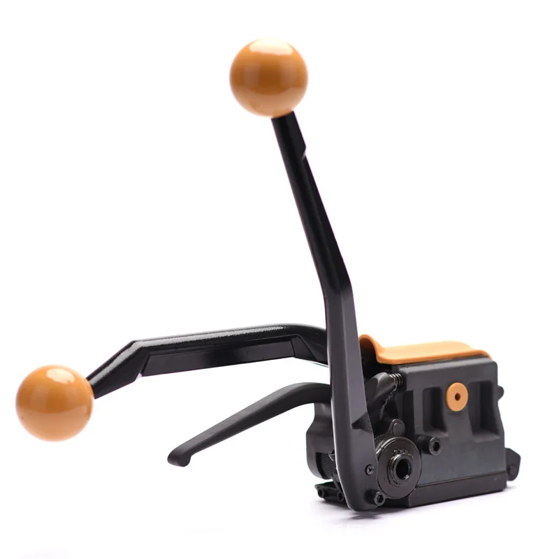 Manual Steel Strapping Tool 16-19mm A333 Type No Seal Clip Iron Strap Bundler Machine Yin Yang Buckle Tensioner Ready Stock Kit